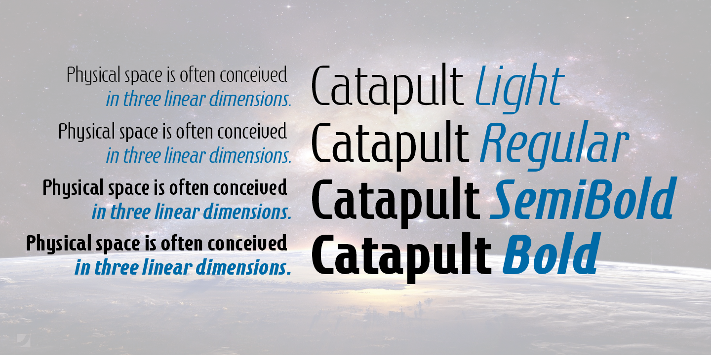 Example font Catapult #7